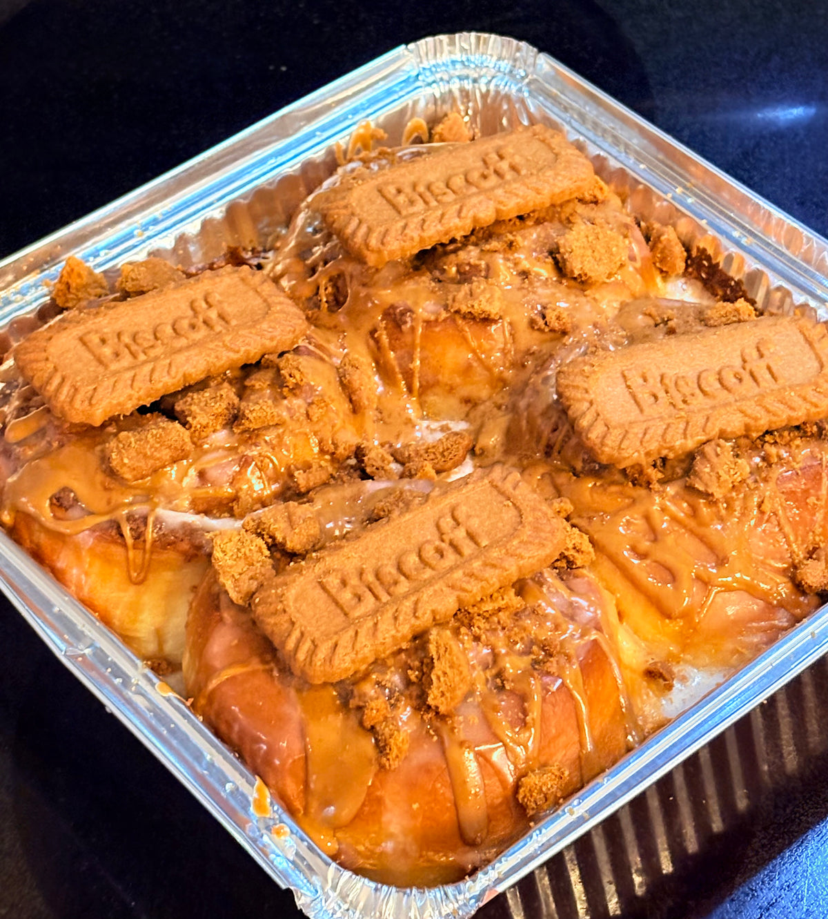 Cookie Butter Cinnamon Rolls