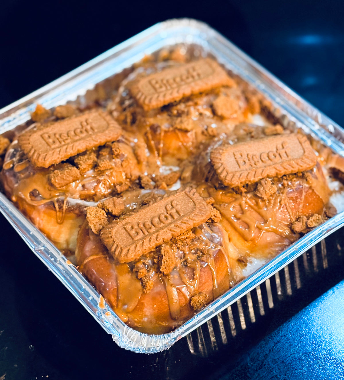 Cookie Butter Cinnamon Rolls
